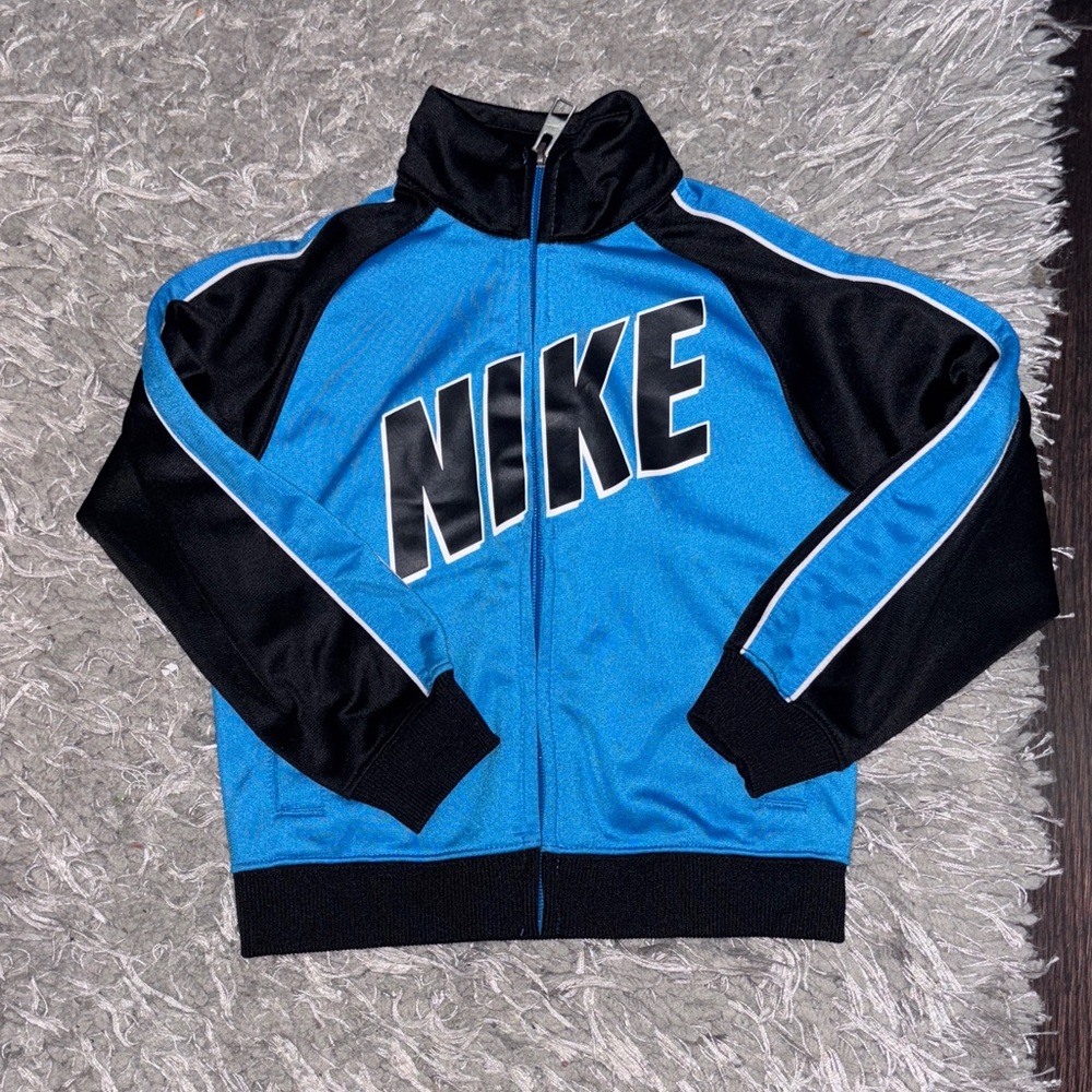 Nike Black and Blue Sports Jacket